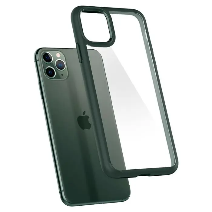 Spigen Ultra Hybrid, zaštitna maska za telefon, midnight green - iPhone 11 Pro (ACS00417)
