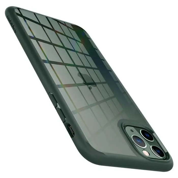 Spigen Ultra Hybrid, zaštitna maska za telefon, midnight green - iPhone 11 Pro (ACS00417)