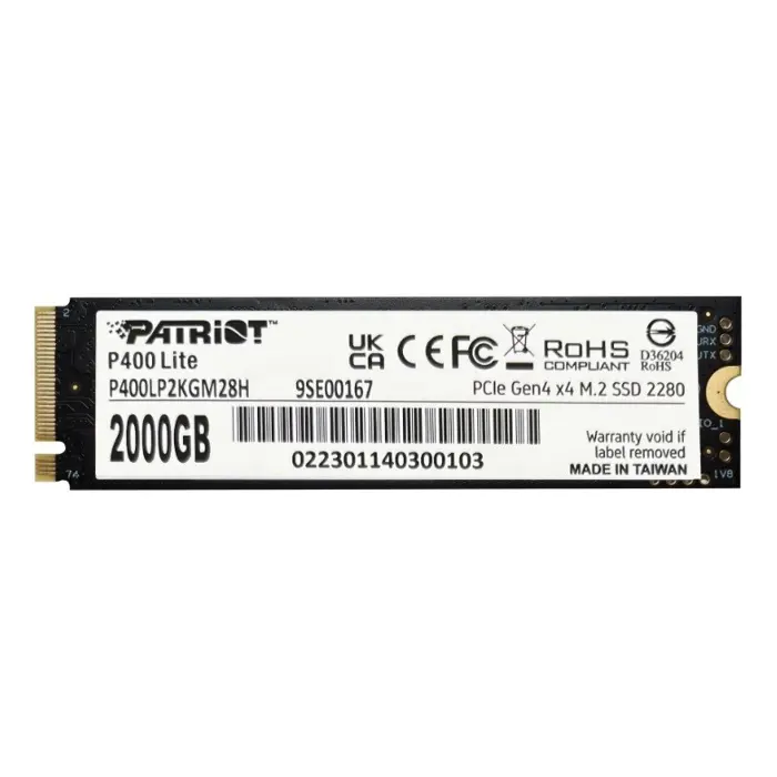 SSD Patriot Viper P400 Lite M.2 PCI-Ex4 NVMe 2000GB
