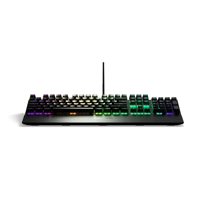 SteelSeries Apex 5 Gaming Keyboard, US Layout, Wired, Black SteelSeries Apex 5 Gaming keyboard Hybrid blue mechanical gaming switches guaranteed for 20 million keypresses, OLED Smart Display displays