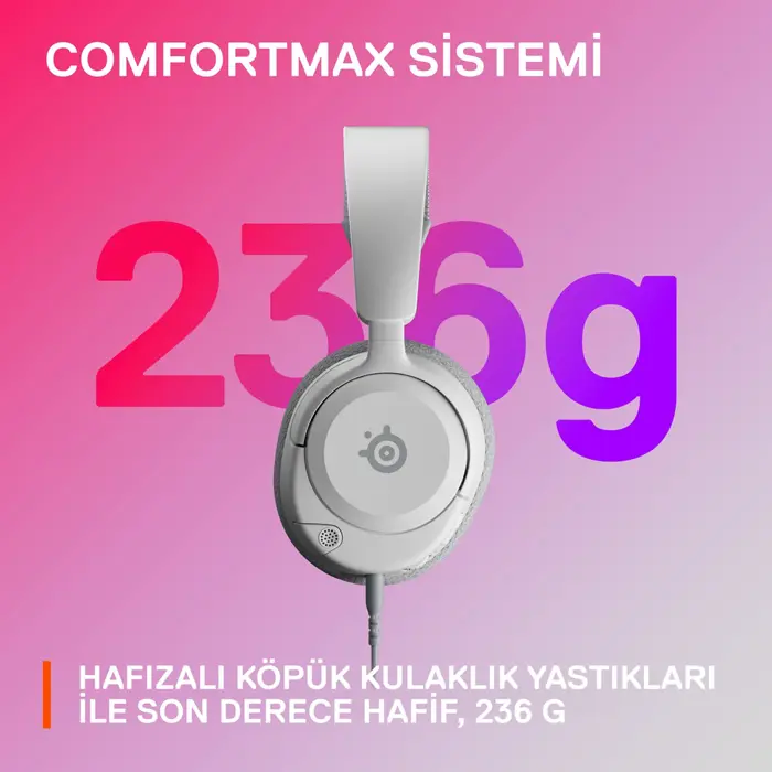 SteelSeries Arctis Nova 1 Gaming Headset - White