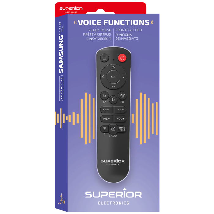 Superior Daljinski upravljač za Sam. Smart s glasovnim funkcijama, BT - RC Samsung Voice