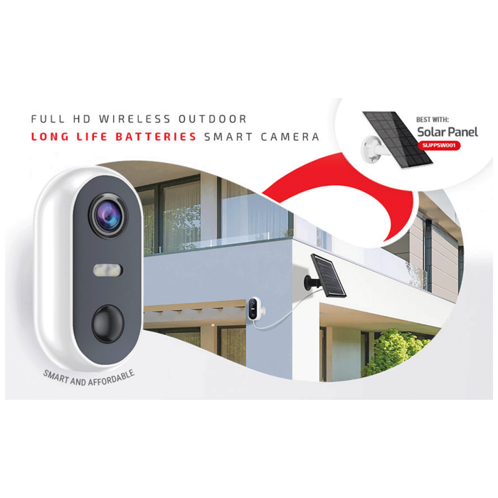 Superior Kamera IP, 1080p, WiFi, micro SD, 2 x 4800mAh, Outdoor - Smart Camera FullHD Outdoor
