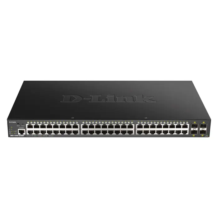 Switch D-Link DGS-1250-52XMP/E Gigabit Ethernet (10/100/1000) Power over Ethernet (PoE) Black