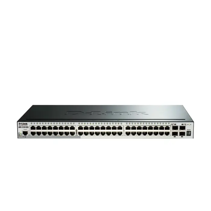 Switch D-Link DGS-1250-52XMP/E Gigabit Ethernet (10/100/1000) Power over Ethernet (PoE) Black