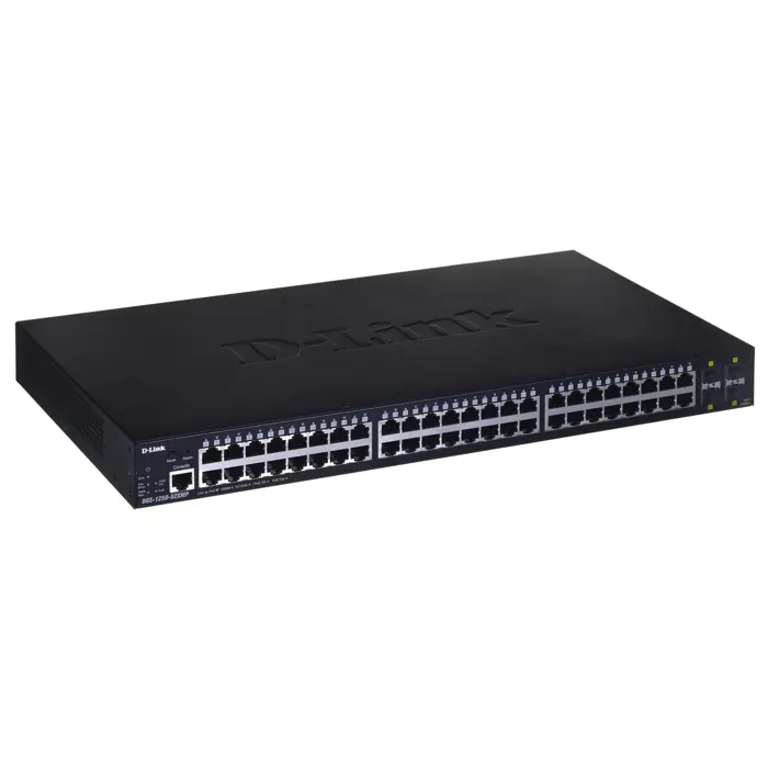 Switch D-Link DGS-1250-52XMP/E Gigabit Ethernet (10/100/1000) Power over Ethernet (PoE) Black