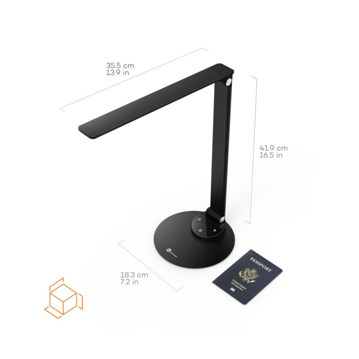TaoTronics Minimalist LED table lamp black TT-DL19