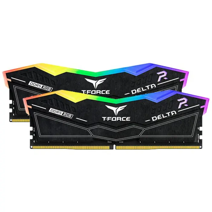 Team Group DDR5 - 32 GB -6000 - CL - 38 Dual Kit, memory (black, FF3D532G6000HC38ADC01, Delta RGB)