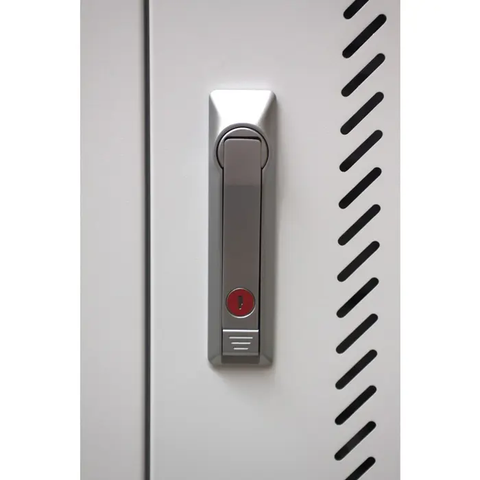 Techly I-CABINET-30DUTY portable device management cart/cabinet White, Blue