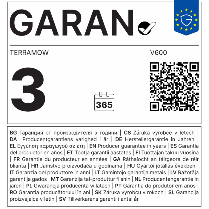 TERRAMOW robotska kosilnica V600