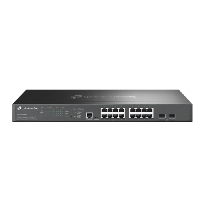 TP-LINK 16-Port 2.5G and 2-Port 10GE SFP+ L2+ Managed switch / switch with 8-Port PoE+