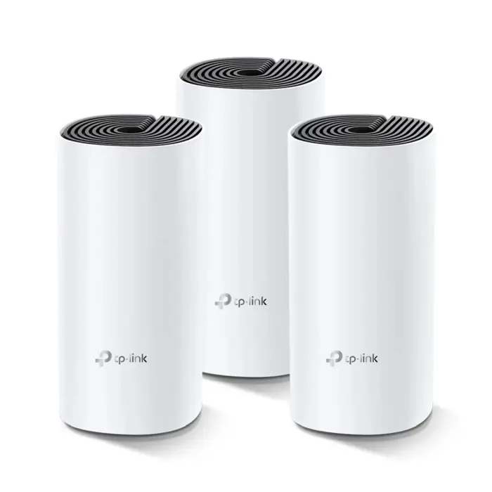 TP-Link AC1200 Deco M4 (3 pack) Mesh Wi-Fi, Dual-Band 300Mbps/867Mbps (2.4GHz/5GHz), 2×GLAN, 2×interna antena, Deco App