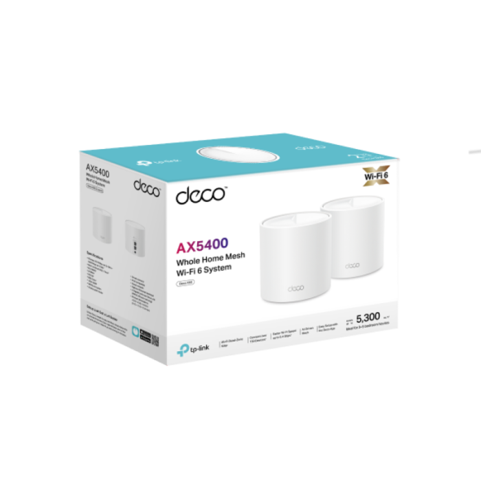 TP-Link Deco X60 Ax5400 Home Mesh Wi-Fi 6 System-2 Pack