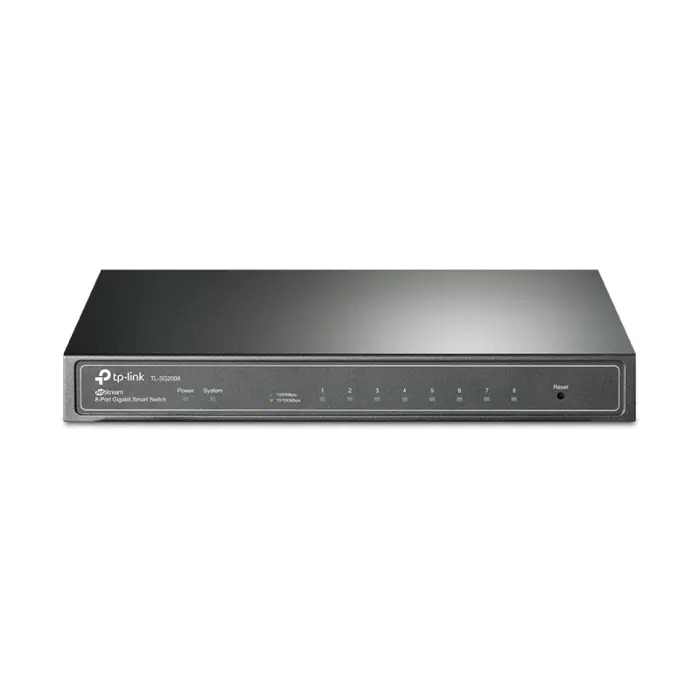 TP-Link Omada JetStream 8-port Gigabit L2+ upravljiv preklopnik (Switch), 8×10/100/1000M RJ45 ports, VLAN, Desktop metalno kućište