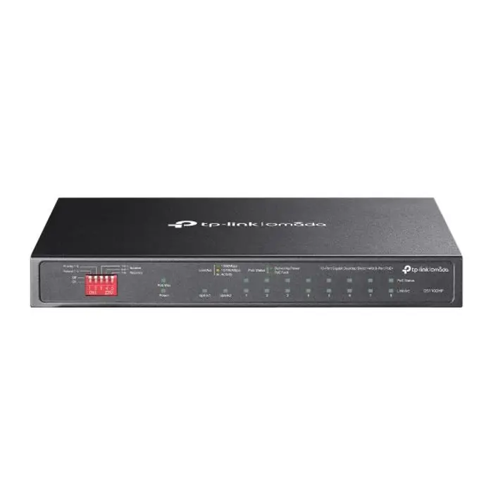 TP-Link Omada Omada 10-Port Gigabit Unmanaged Desktop Switch, 8-Port PoE