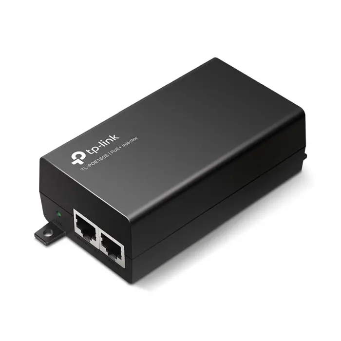 TP-Link PoE+ Injector Adapter, 1×Gbit PoE Port, 1×Gbit Non-PoE Port, 802.3at/af, Data+Power po istom kablu, do 100m, plastično kućište