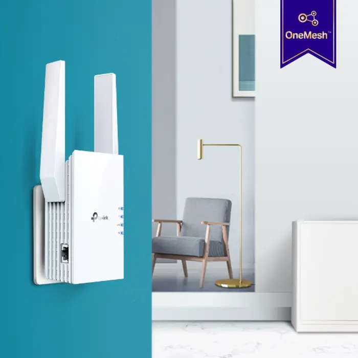 TP-Link RE605X, AX1800 Wi-Fi 6 Range Extender