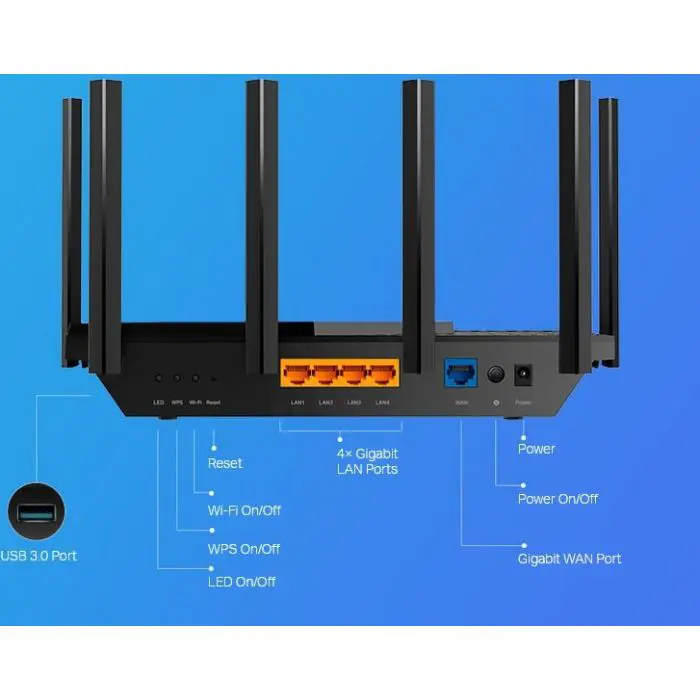 TP-LINK router Archer AX73 AX5400 Dual Band Gigabit router Wi-Fi 6