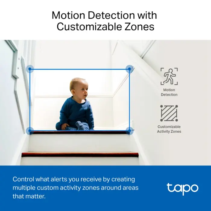 TP-Link Tapo C230 AI kamera 3K 5MP, H.264, 360°/114° Pan/Tilt, Advanced Night Vision, microSD, dvosmjerni audio, AI detekcija pokreta, Wi-Fi, Tapo app