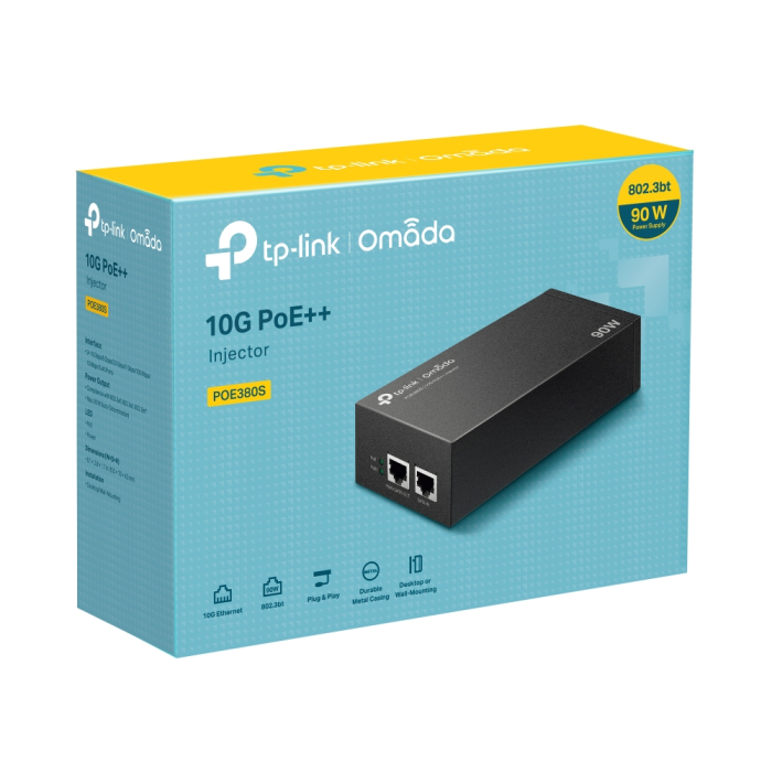 TP-LINK TL-POE380S 10G POE ++ INECTOR