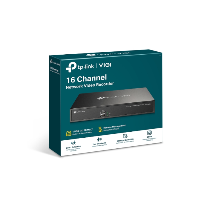 TP-LINK VIGI 16-channel network video recorder 24/7
