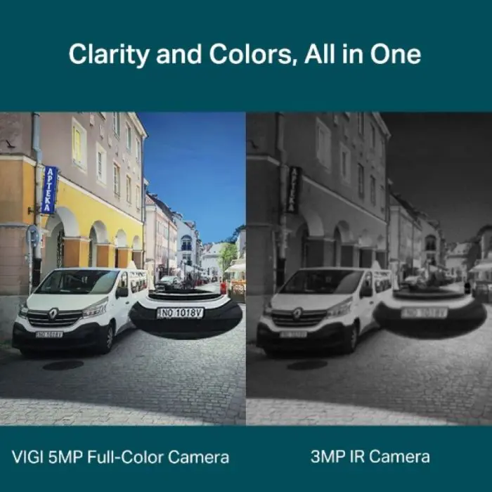 TP-LINK VIGI 5MP Full-Color Bullet Network Camera C350 6mm