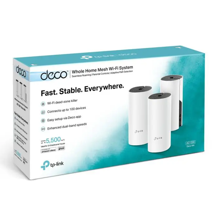 TP-LINK wireless access point DECO M4 AC1200 - 3 pack