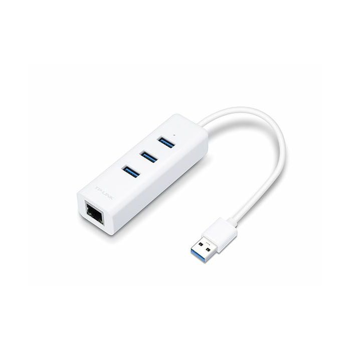 TP-Link USB 3.0 Gbit Ethernet Adapter & 3x USB hub