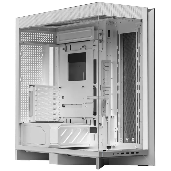 TRYX LUCA L70 Midi-Tower, Tempered Glass, ARGB - white-C-L700N-NN0H-G0W