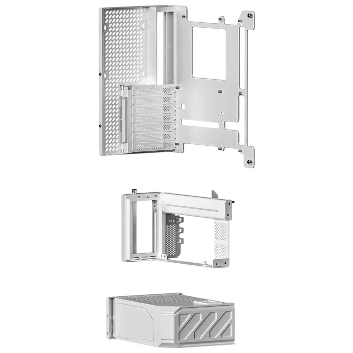 TRYX LUCA L70 Midi-Tower, Tempered Glass, ARGB - white-C-L700N-NN0H-G0W