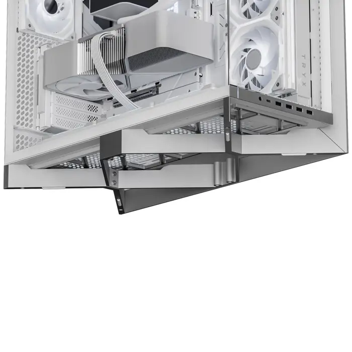 TRYX LUCA L70 Midi-Tower, Tempered Glass, ARGB - white-C-L700N-NN0H-G0W