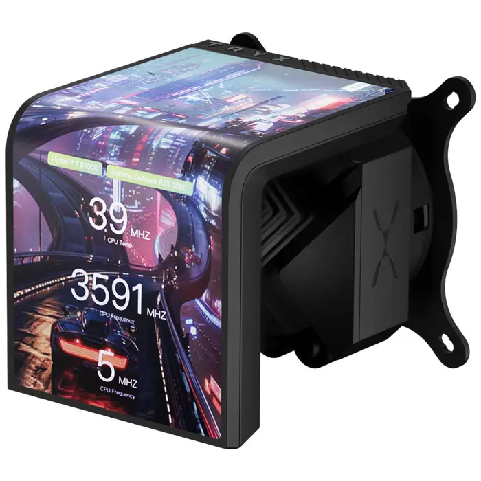 TRYX PANORAMA SE ARGB 360 Komplett-Vodeno hlađenje, 3D-AMOLED-Display - 360mm, black-L-P360L-AM3M-G0K