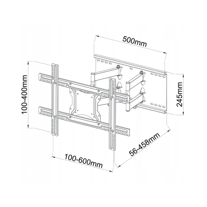 TV bracket 40 "-80" 60 kg ART AR-87