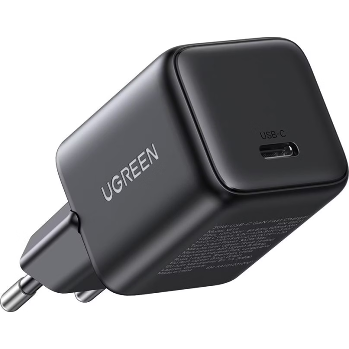 Ugreen 30W USB-C GaN hitri polnilec - črn