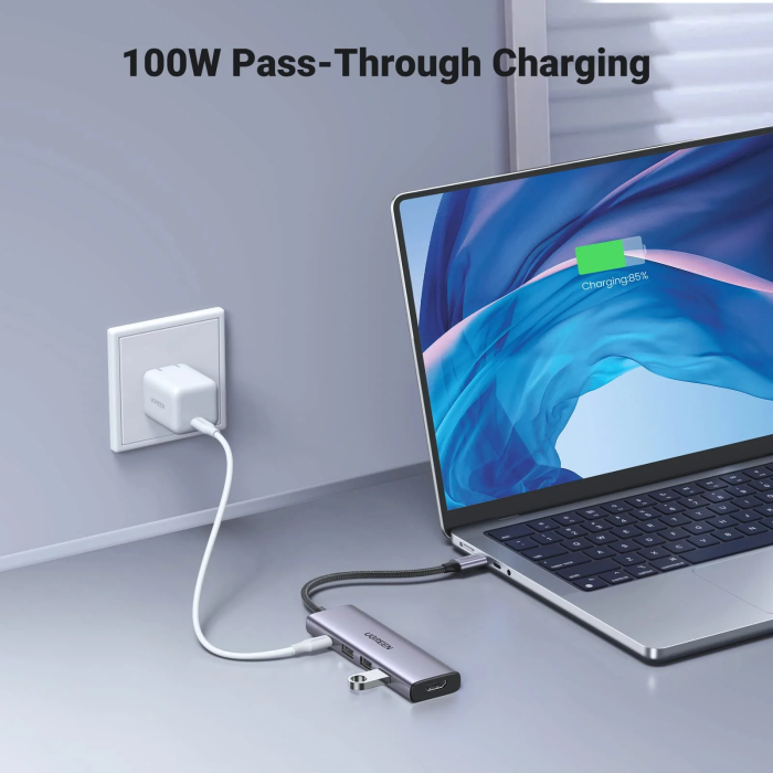 Ugreen 5-in-1 USB-C Hub (100 W PD, 4K@30Hz HDMI)