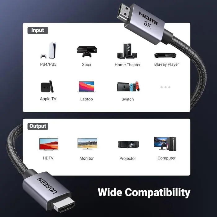 Ugreen 8k Ultra HDMI 2.1 cable - 1m