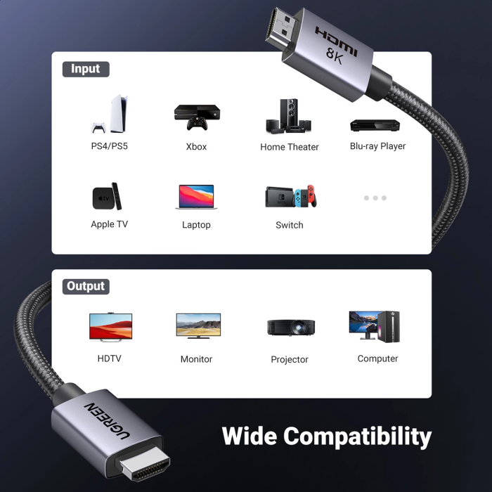 Ugreen 8K Ultra HDMI 2.1 cable - 3M