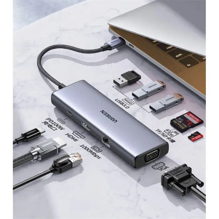 Ugreen 9in1 docking station 4K@30Hz with PD