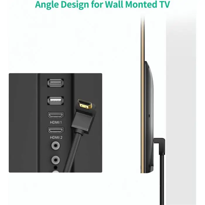 Ugreen angled HDMI cable 4K - 1M