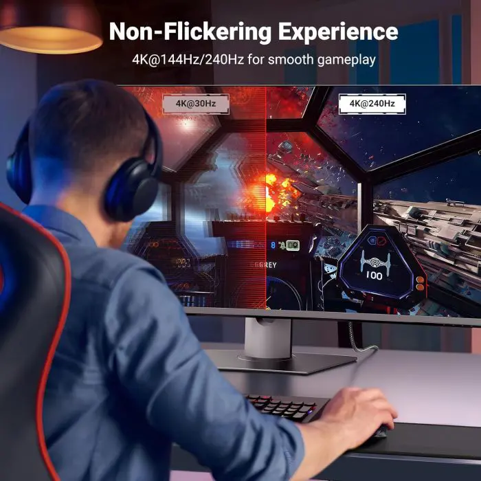 Ugreen cable USB C to DisplayPort 1.4 8K@60Hz 4K@240Hz, 3M