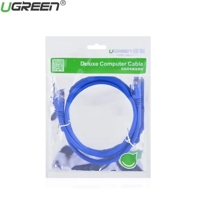 UGREEN Cat 6 UTP Lan cable 1m blue - polybag