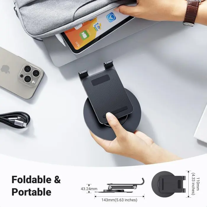 Ugreen desktop rotating phone stand