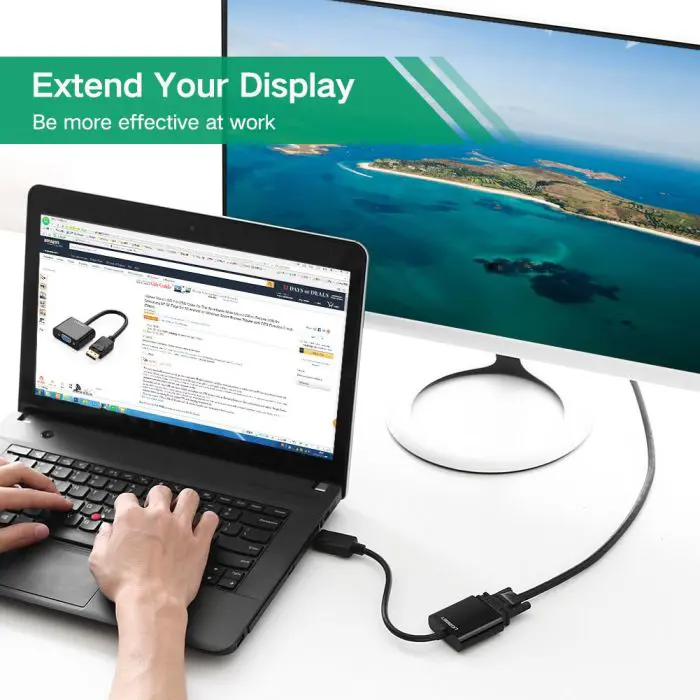 Ugreen DisplayPort to VGA adapter - box