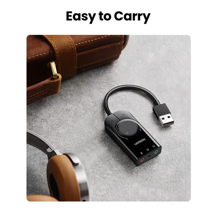 Ugreen external USB sound card - box