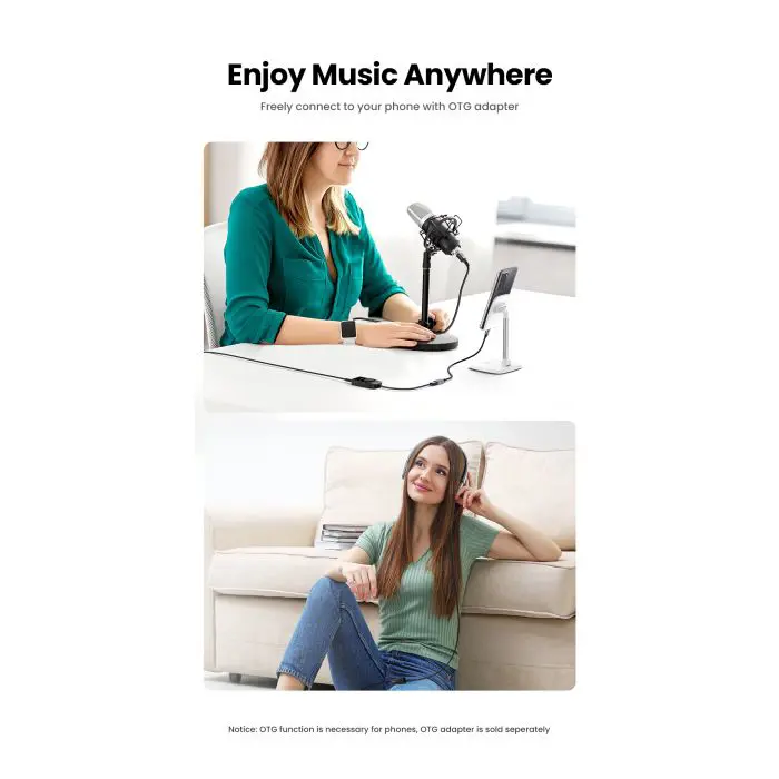 Ugreen external USB sound card - box