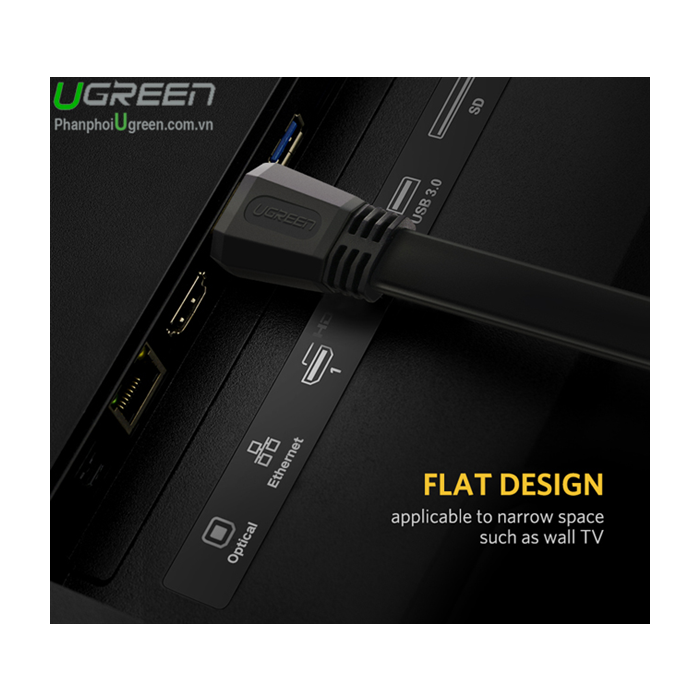 Ugreen HDMI 2.0 Flat cable 5m - box