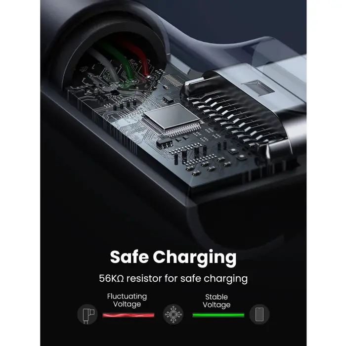 UGREEN kabel, kutni USB-C (M) na USB 18W, 3.0 A, 3A, 1m