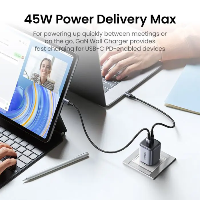 Ugreen Nexode 45W USB C Charger GaN II PD 3.0
