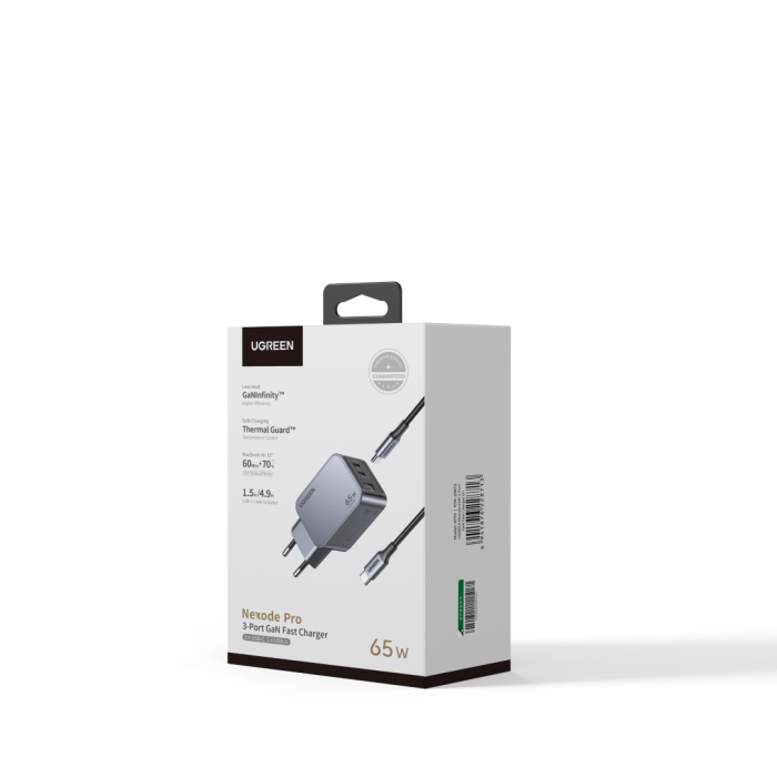 Ugreen Nexode Pro 65W 3-Port GaN USB Charger