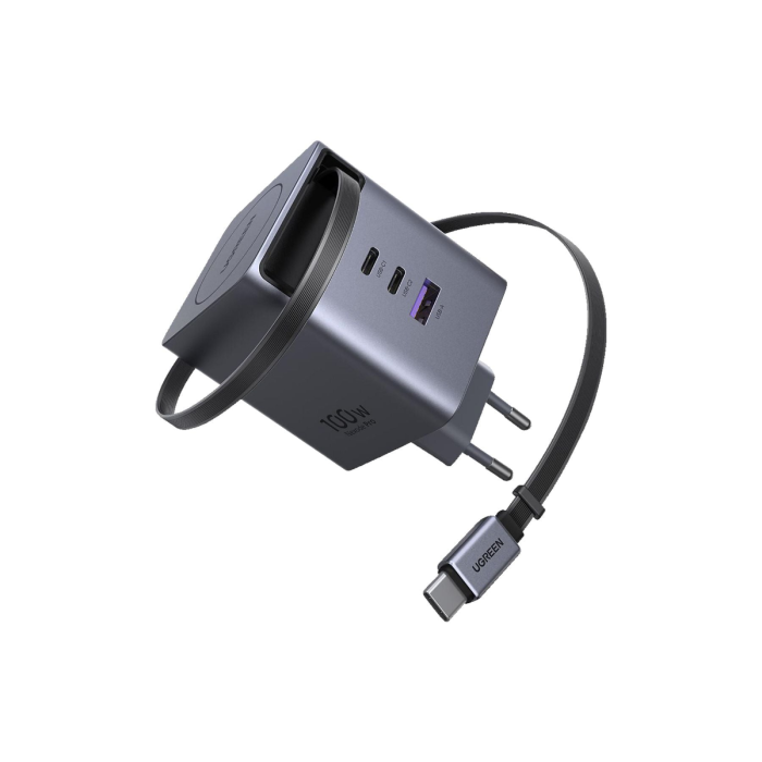 Ugreen Retractable 100W GaN USB-C charger